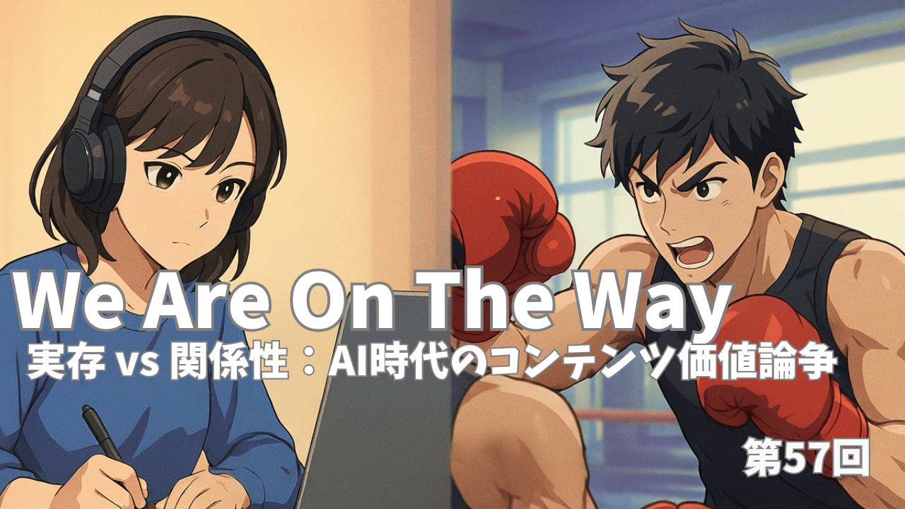 実存 vs 関係性：AI時代のコンテンツ価値論争の記事サムネイル画像